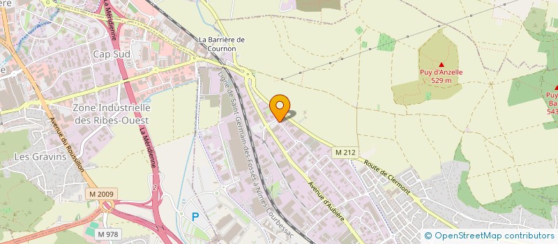 localisation de l'entreprise SSND IMMO  CLERMONT-FERRAND