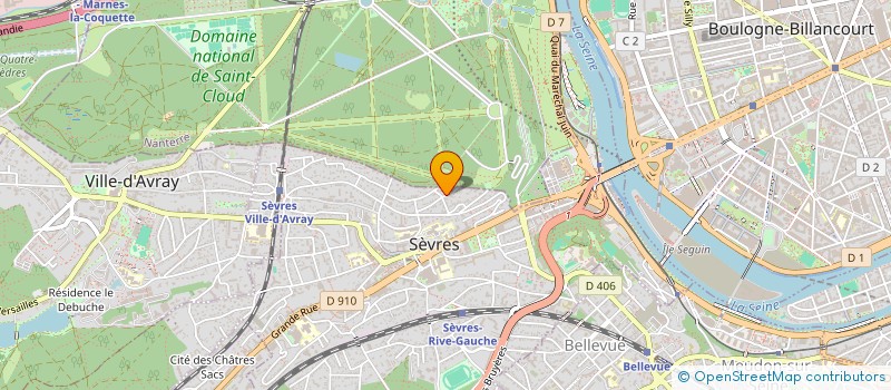 localisation de l'entreprise SSNN  SEVRES