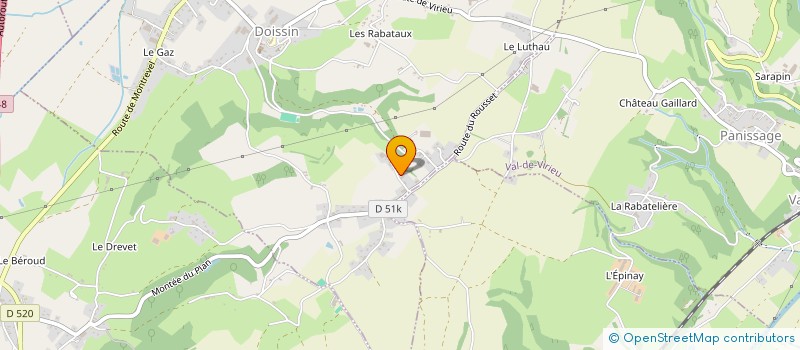 localisation de l'entreprise SSO DESIGN  DOISSIN