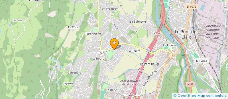 localisation de l'entreprise SSON DE ROYER DUPRE BERTRAND à CLAIX