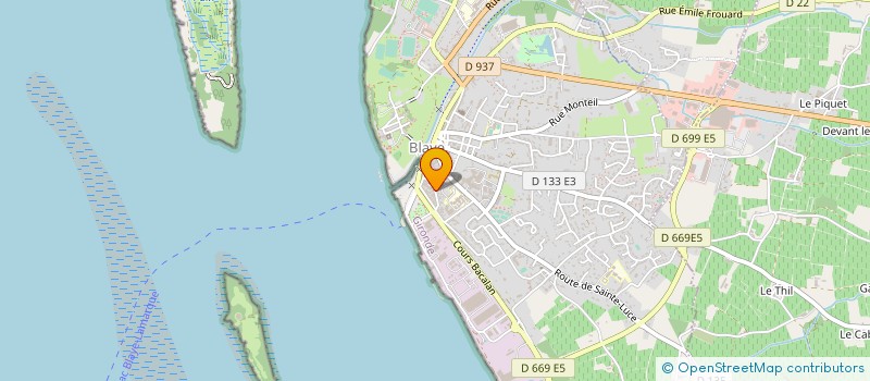 localisation de l'entreprise SSON LEMELE à BLAYE