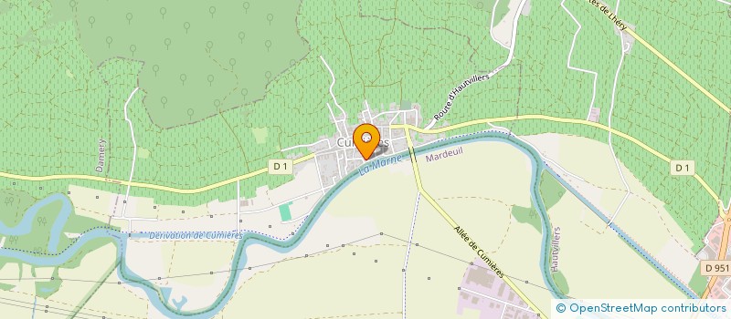 localisation de l'entreprise SSON POITTEVIN GEORGES  CUMIERES