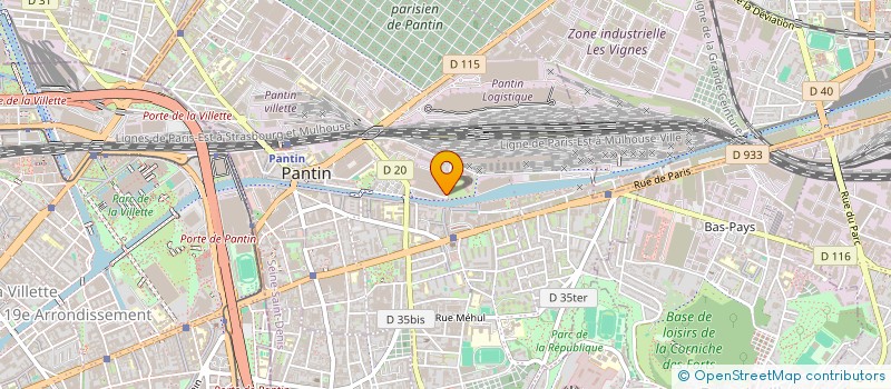 localisation de l'entreprise SSON POUCHARD à PANTIN
