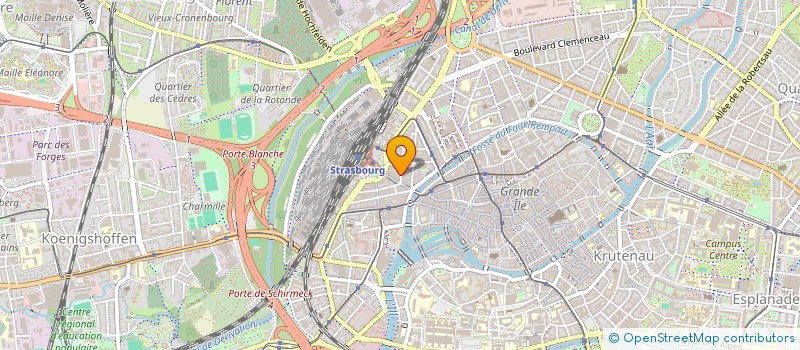 localisation de l'entreprise SSP  STRASBOURG