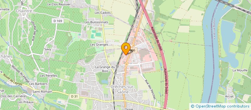 localisation de l'entreprise SSP FAMILY à CRECHES-SUR-SAONE