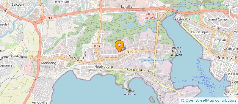 localisation de l'entreprise SSP NET à BAIE-MAHAULT