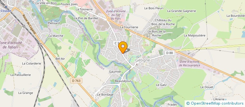 localisation de l'entreprise SSPC ENR à GETIGNE