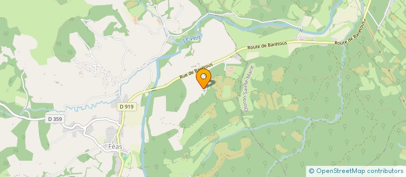 localisation de l'entreprise SSPJ IMMO  ANCE FEAS