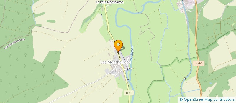 localisation de l'entreprise SSQL  LES MONTHAIRONS