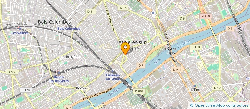 localisation de l'entreprise SSR à ASNIERES-SUR-SEINE