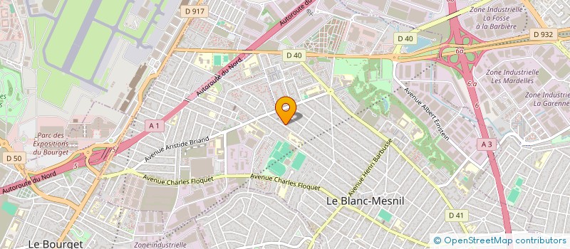 localisation de l'entreprise SSR BAT à LE BLANC-MESNIL
