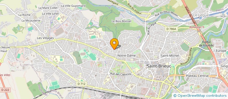 localisation de l'entreprise SSR CONSEIL à SAINT-BRIEUC