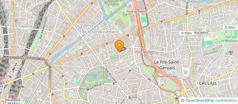 localisation de l'entreprise SSRBATI  PARIS