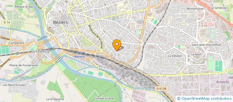localisation de l'entreprise SSRENOV à BEZIERS