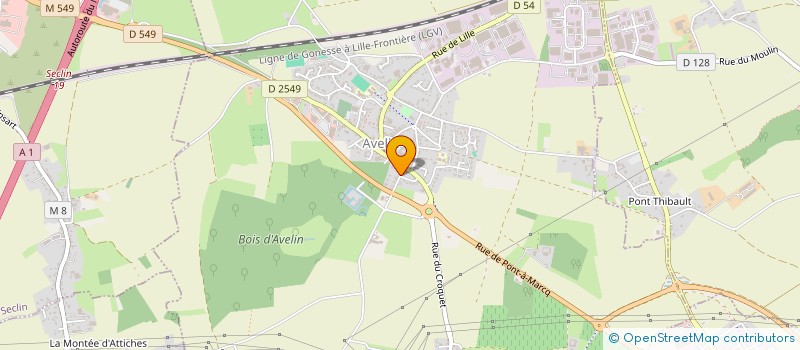 localisation de l'entreprise SSRZ  AVELIN