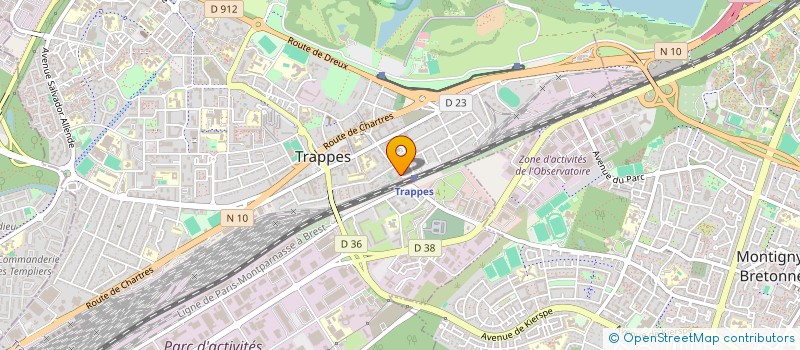 localisation de l'entreprise SSS à TRAPPES