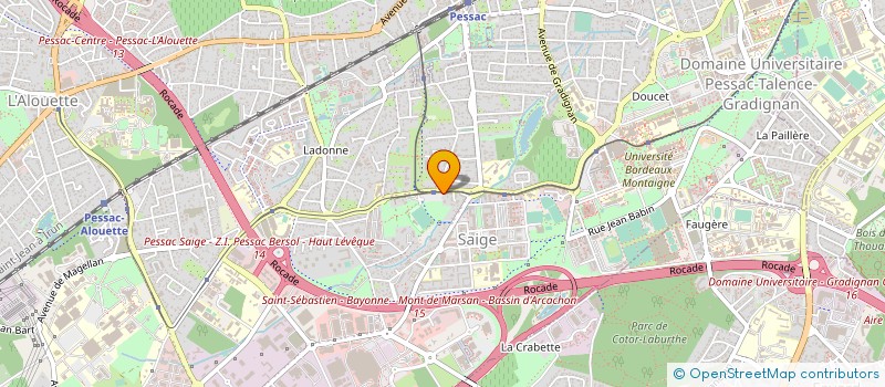 localisation de l'entreprise SSS BAT à PESSAC