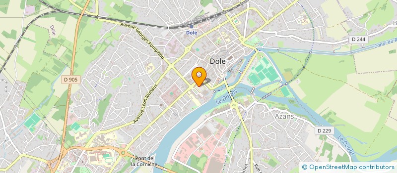 localisation de l'entreprise SSS C E P ACCORDEON à DOLE