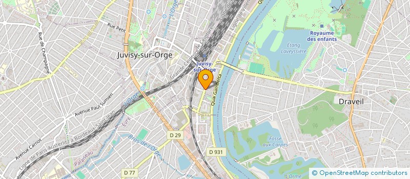 localisation de l'entreprise SSSOUND à JUVISY-SUR-ORGE