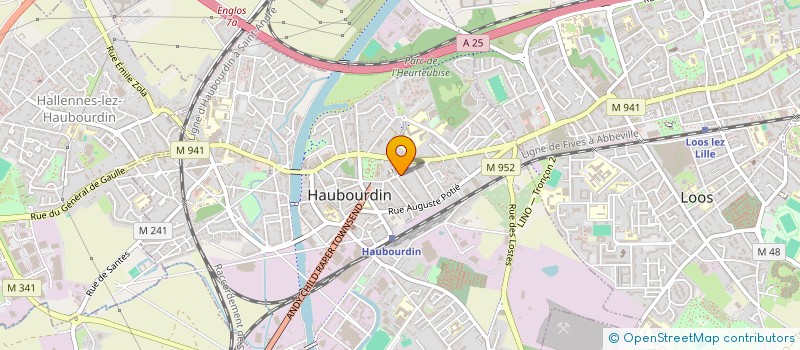 localisation de l'entreprise SST à HAUBOURDIN