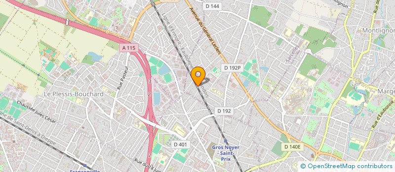 localisation de l'entreprise SST à SAINT-PRIX