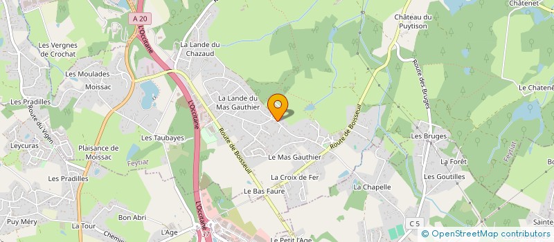 localisation de l'entreprise SST INVESTISSEMENTS à FEYTIAT