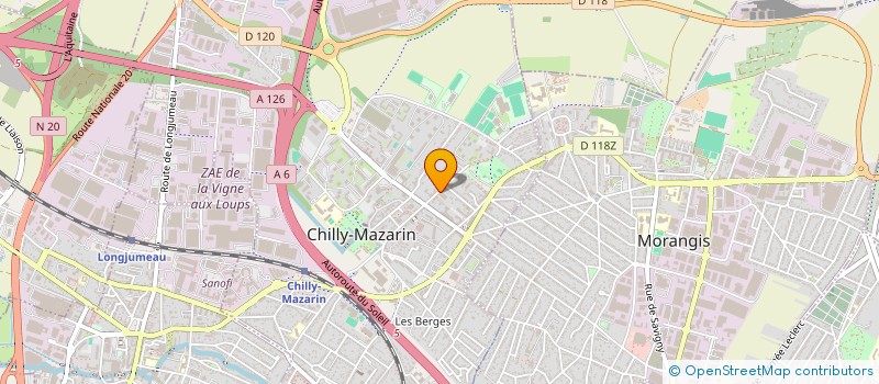 localisation de l'entreprise SST SERVICE à CHILLY-MAZARIN