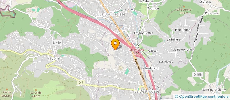 localisation de l'entreprise SSUL  LA DESTROUSSE