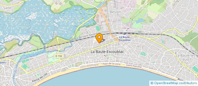 localisation de l'entreprise SSV  LA BAULE-ESCOUBLAC