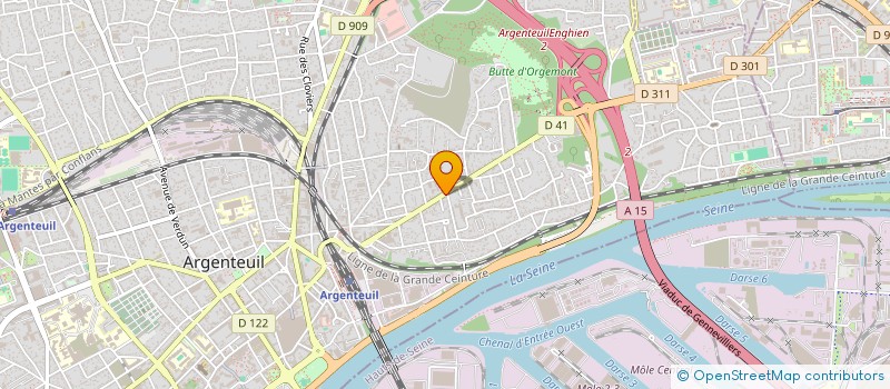 localisation de l'entreprise SSVD II  ARGENTEUIL