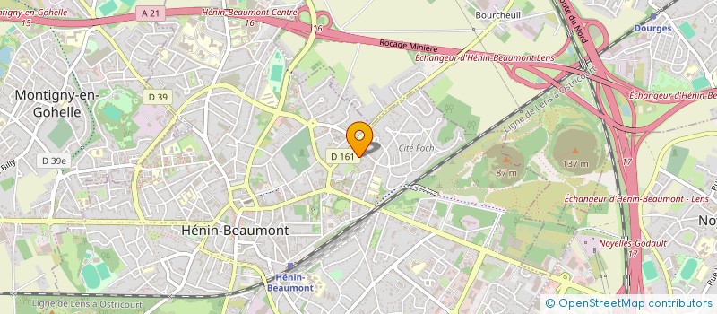 localisation de l'entreprise SSY2 à HENIN-BEAUMONT