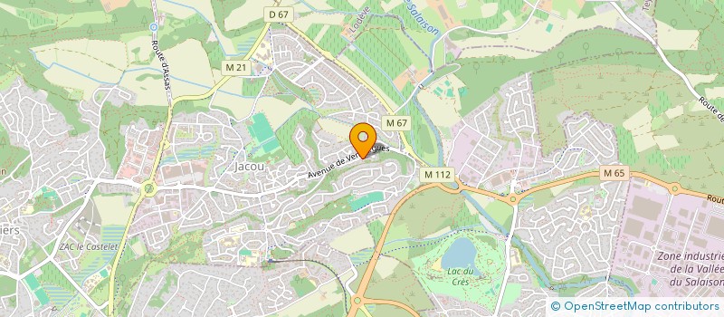 localisation de l'entreprise SSYD  JACOU