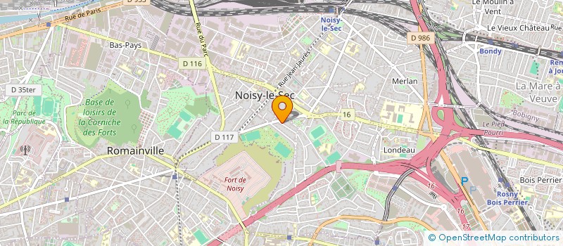 localisation de l'entreprise ST 1 à NOISY-LE-SEC