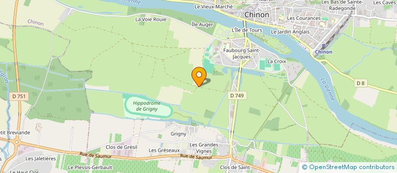 localisation de l'entreprise ST.A  CHINON