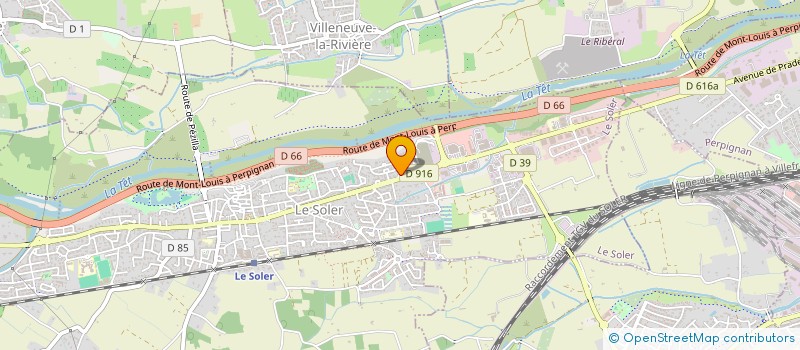 localisation de l'entreprise ST A INVEST  LE SOLER