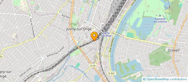 localisation de l'entreprise ST ADECH PROD à JUVISY-SUR-ORGE