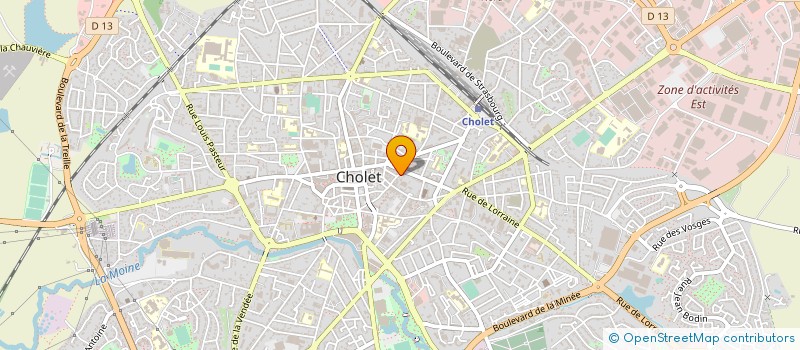 localisation de l'entreprise ST AGRI SERVICES  CHOLET