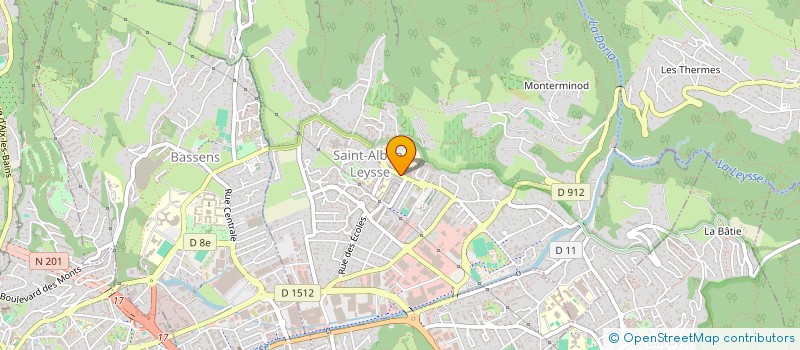 localisation de l'entreprise ST-ALBAN-LEYSSE ANIMATIONS  SAINT-ALBAN-LEYSSE