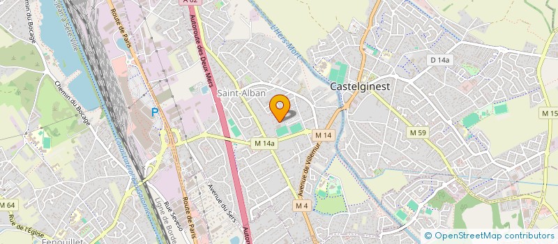 localisation de l'entreprise ST ALBAN OMNISPORTS  SAINT-ALBAN