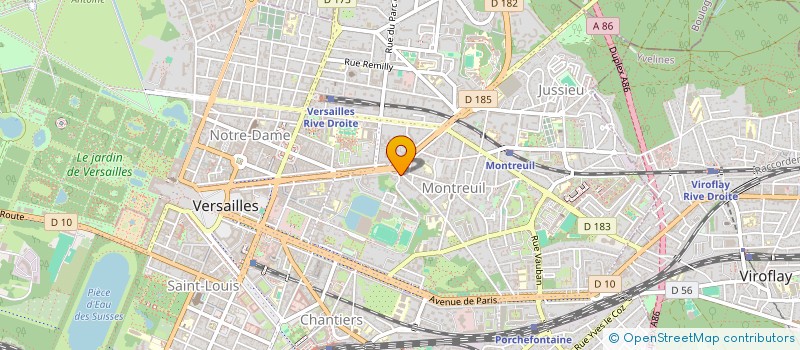 localisation de l'entreprise ST ALEXANDRE à VERSAILLES