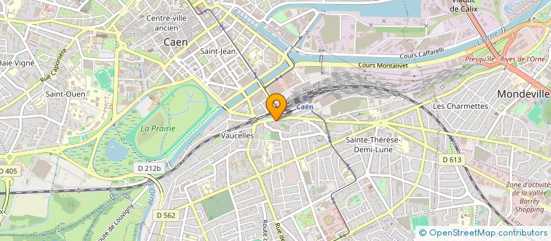 localisation de l'entreprise ST ALIMENTATION à CAEN