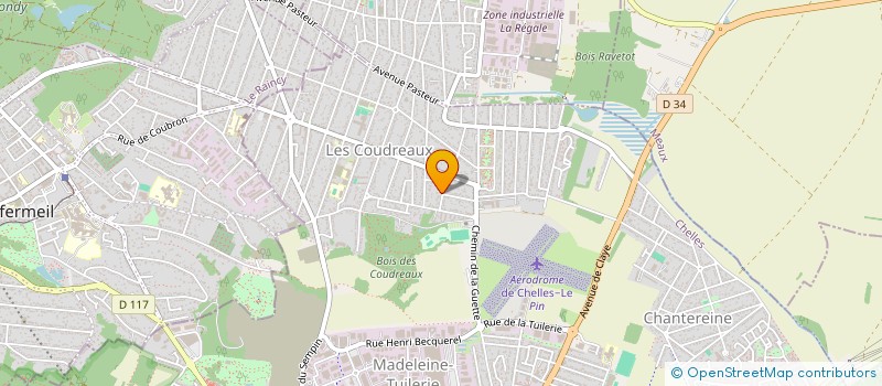 localisation de l'entreprise ST ANDRE DES EAUX  CHELLES