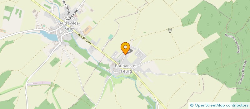 localisation de l'entreprise ST ANTOINE  BOUHANS-ET-FEURG