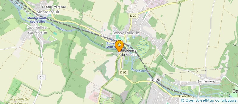 localisation de l'entreprise ST ANTOINE TP  BOISSY-L AILLERIE