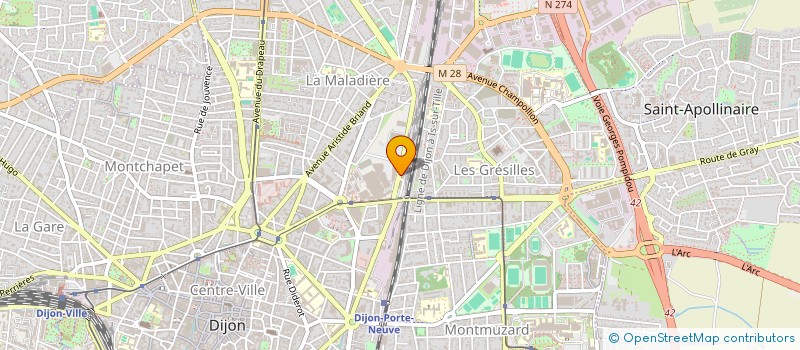 localisation de l'entreprise ST APO FLOCK-TROISIEME MI TEMPS à DIJON