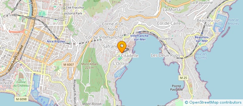 localisation de l'entreprise ST ARCHITECTES  VILLEFRANCHE-SUR-MER