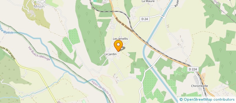 localisation de l'entreprise ST'ART  MISON