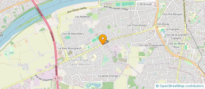localisation de l'entreprise ST' ART UP à SAINT-PRYVE-SAINT-MESMIN