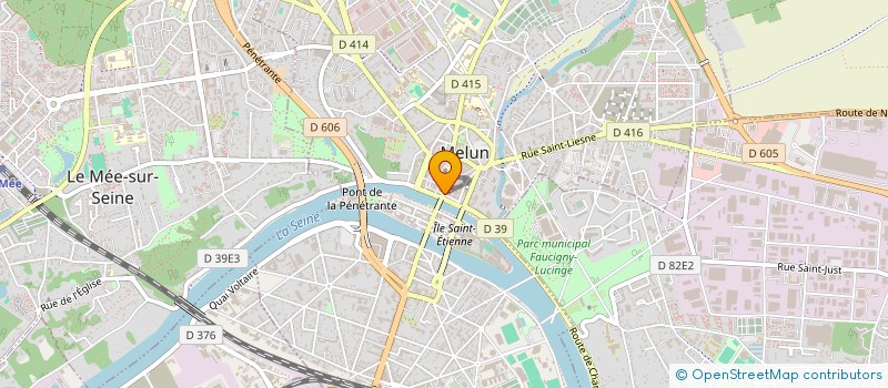 localisation de l'entreprise ST ASPAIS à MELUN
