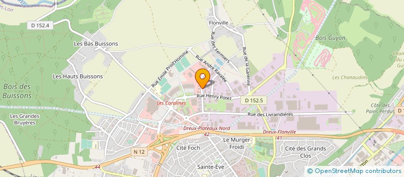 localisation de l'entreprise ST AUTO 28 à DREUX
